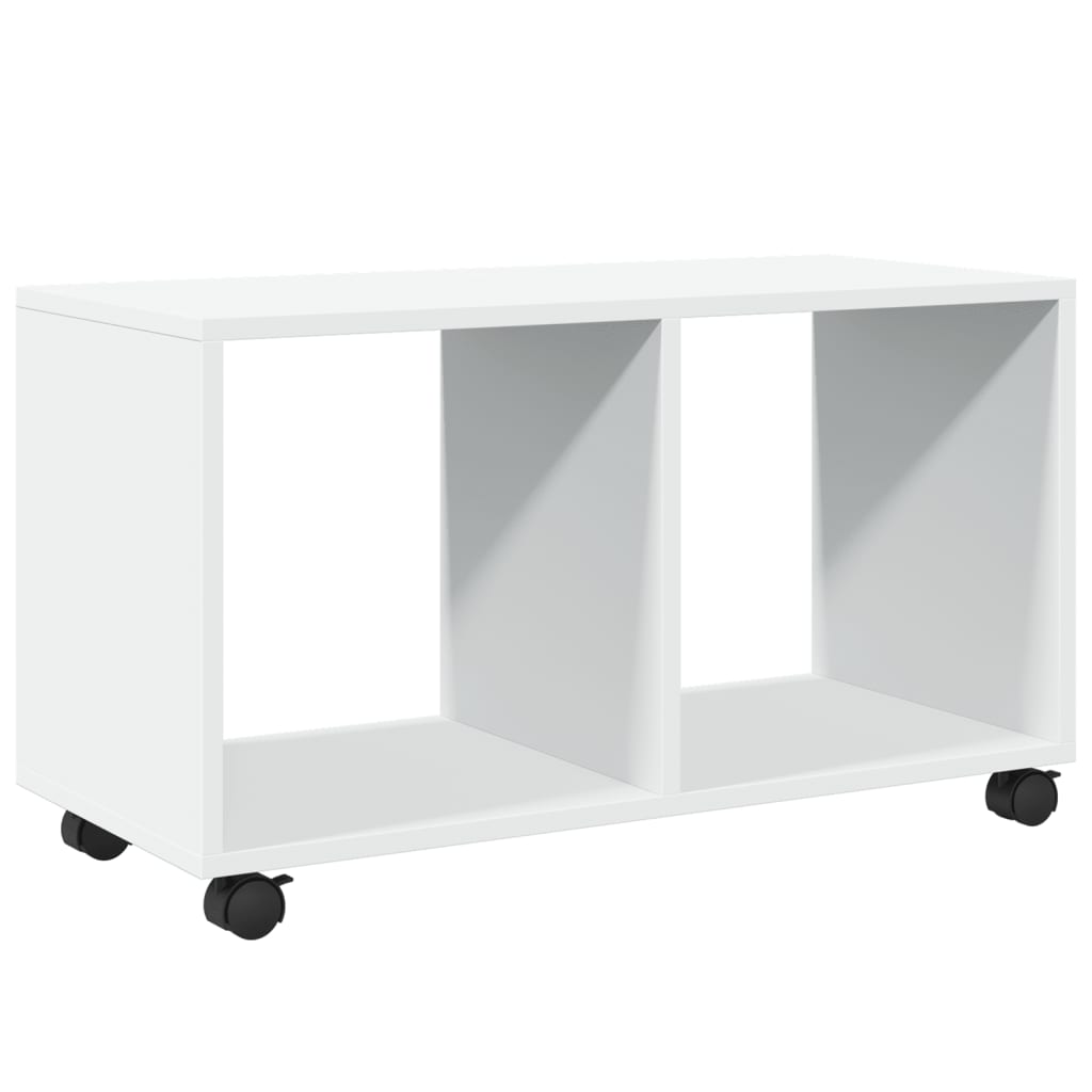 Vidaxl rolkast 72x33x42,5 cm bewerkt hout wit