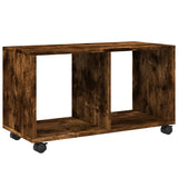 Vidaxl rolkast 72x33x42,5 cm bewerkt hout gerookt eikenkleurig