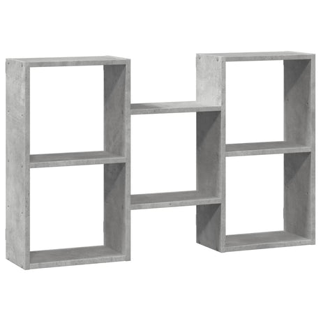 Vidaxl wandschap 96x18x60 cm bewerkt hout betongrijs