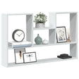 Vidaxl wandplank wit 99x15x60 cm bewerkt hout