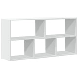 Vidaxl wandschap 100x25x50 cm bewerkt hout wit