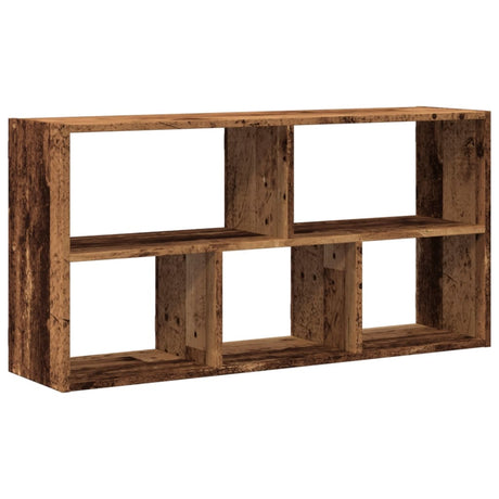 Vidaxl wandschap 100x25x50 cm bewerkt hout oud houtkleurig