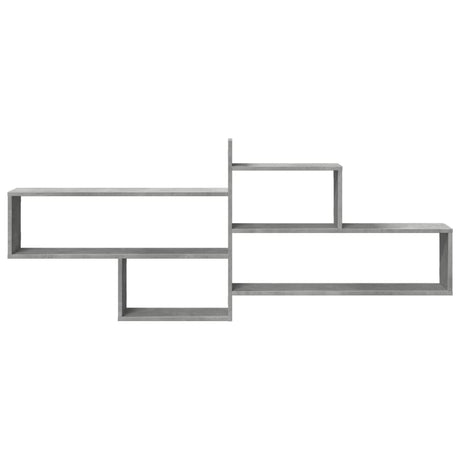 Vidaxl wandschap 167,5x18x68 cm bewerkt hout betongrijs