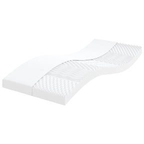 Vidaxl schuimmatras voor kinderen 7 zone hardheid 20 ild 80x160 cm wit
