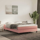 Vidaxl pocketveringmatras medium 140x210x20 cm fluweel roze