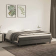 Vidaxl pocketveringmatras medium 160x210x20 cm fluweel donkergrijs