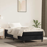 Vidaxl pocketveringmatras medium 80x220x20 cm fluweel zwart