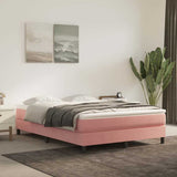 Vidaxl pocketveringmatras medium 140x220x20 cm fluweel roze