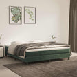 Vidaxl pocketveringmatras medium 160x220x20 cm fluweel donkergroen