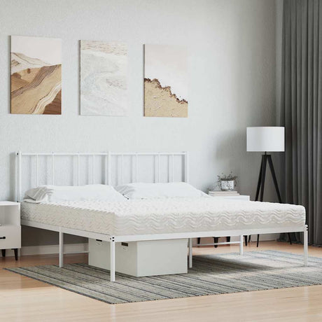 Vidaxl schuimmatras hardheid h2 h3 200x210 cm wit