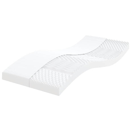 Vidaxl schuimmatras 7 zones hardheid 20 ild 80x210 cm wit