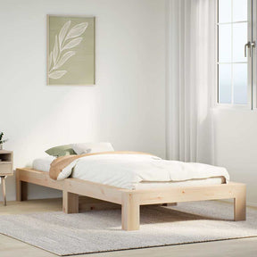 Vidaxl bedframe zonder matras massief grenenhout 100x200 cm