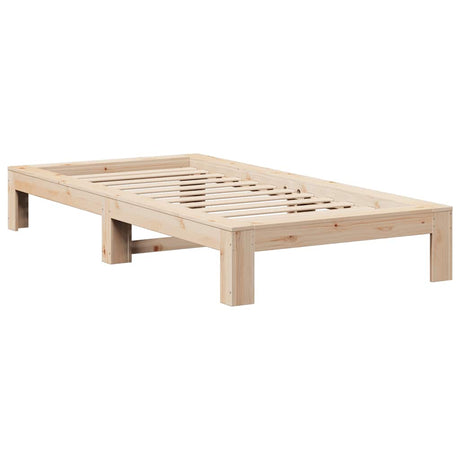 Vidaxl bedframe zonder matras massief grenenhout 90x200 cm