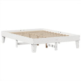 Vidaxl bedframe zonder matras massief grenenhout wit 150x200 cm