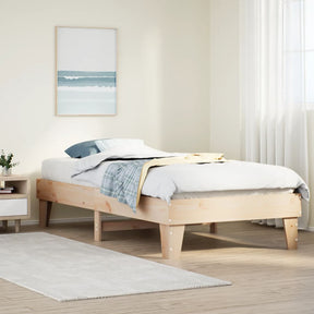 Vidaxl bedframe zonder matras massief grenenhout 90x190 cm