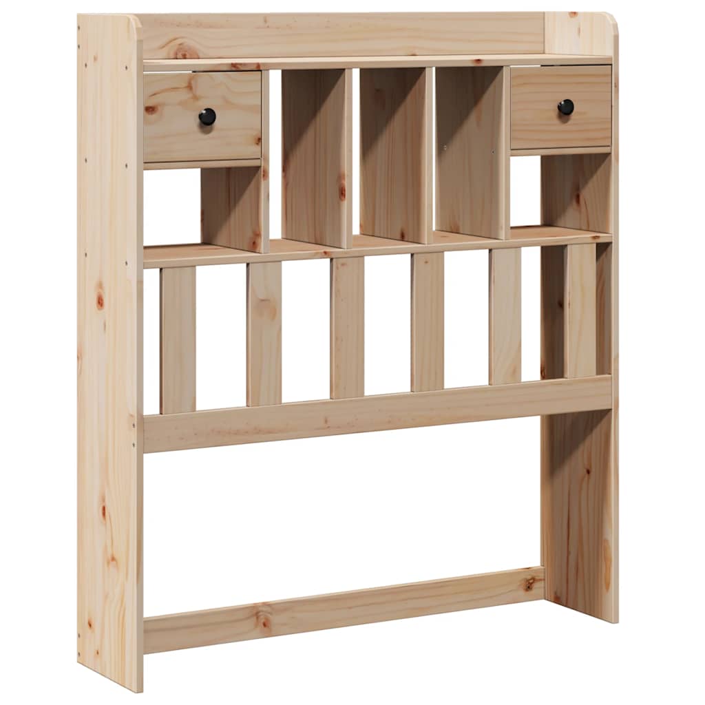 Vidaxl hoofdbord met opbergruimte 90 cm massief grenenhout