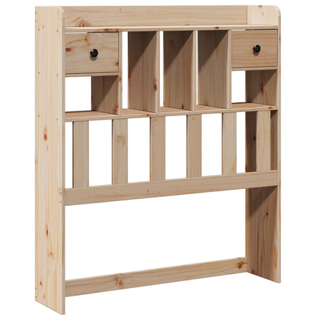 Vidaxl hoofdbord met opbergruimte 90 cm massief grenenhout