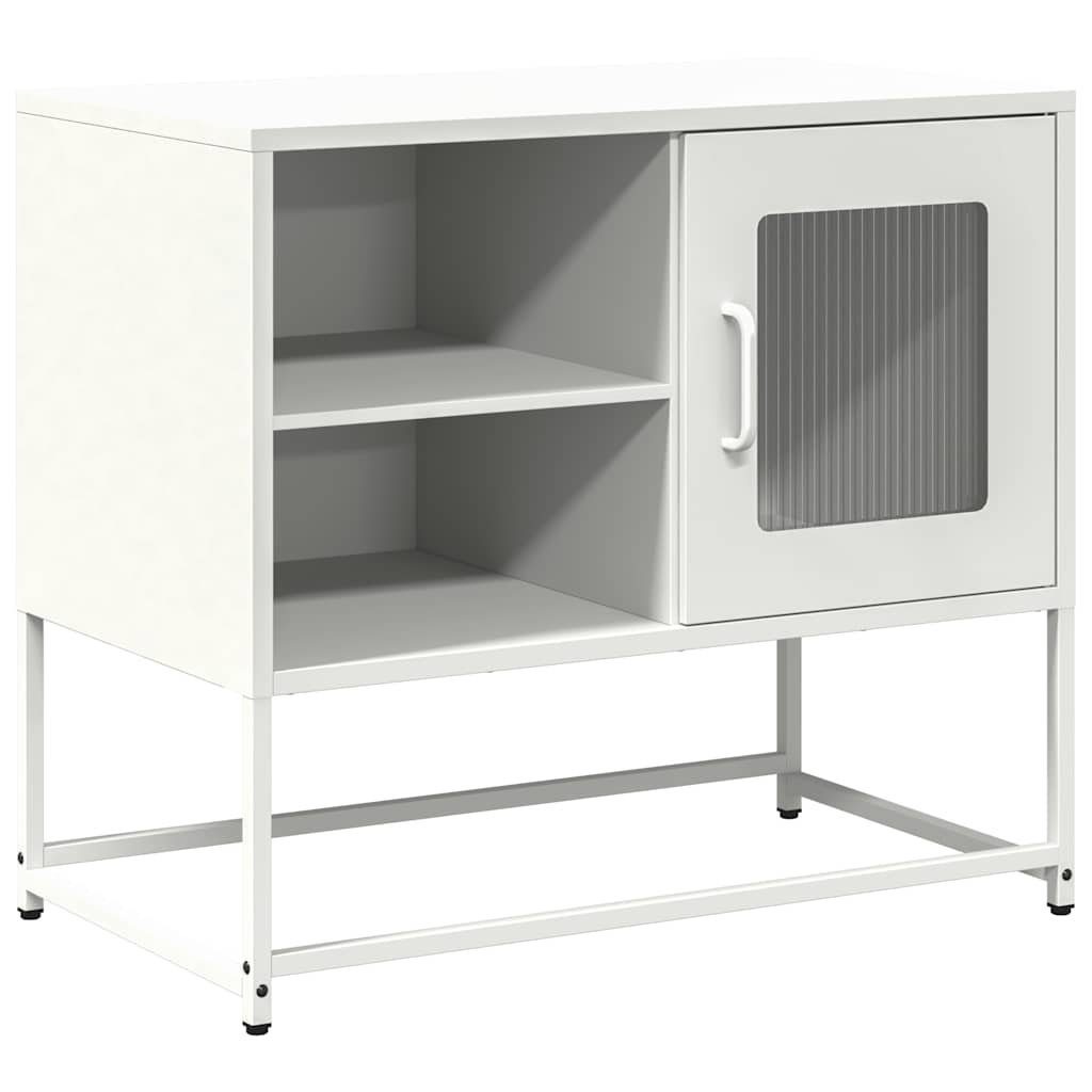 Vidaxl tv-meubel 68x39x60,5 cm staal wit