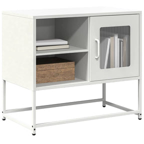 Vidaxl tv-meubel 68x39x60,5 cm staal wit