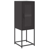 Vidaxl dressoir 36x39x107 cm koudgewalst staal zwart