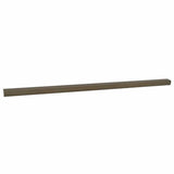 Vidaxl trapprofielen 10 pcs bruin 67 x 3 x 2 cm aluminium