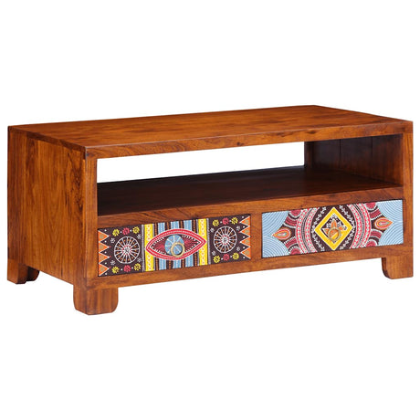 Vidaxl salontafel 90x50x40 cm massief acaciahout