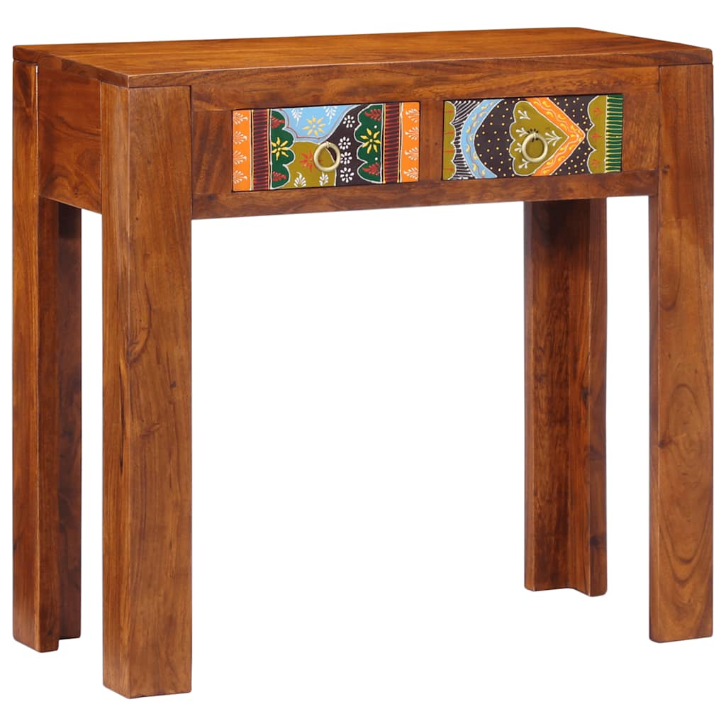 Vidaxl wandtafel 80x35x75 cm massief acaciahout