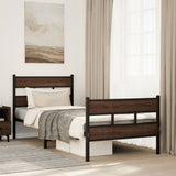 Vidaxl bedframe met hoofdbord en voetbord zonder matras 107x203 cm