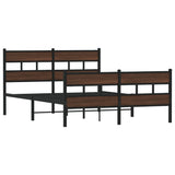 Vidaxl bedframe met hoofdbord en voetbord zonder matras 140x200 cm