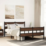 Vidaxl bedframe met hoofdbord en voetbord zonder matras 140x200 cm