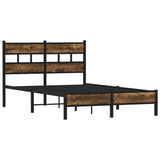 Vidaxl bedframe met hoofdbord zonder matras sonoma eiken 120x200 cm