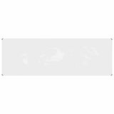 Vidaxl doorzichtig zeildoek met zeilringen 1x3 m pvc