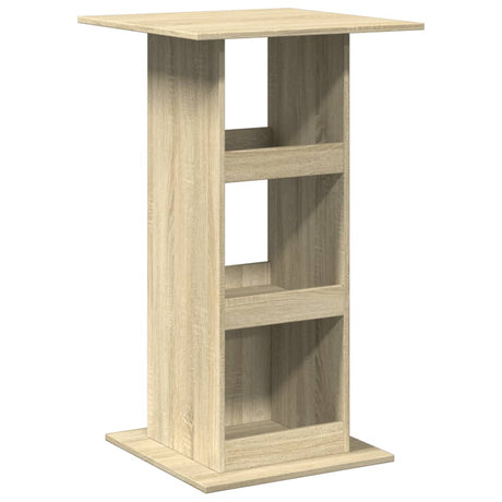 Vidaxl bartafel met opbergruimte 60x60x102 cm hout sonoma eikenkleurig