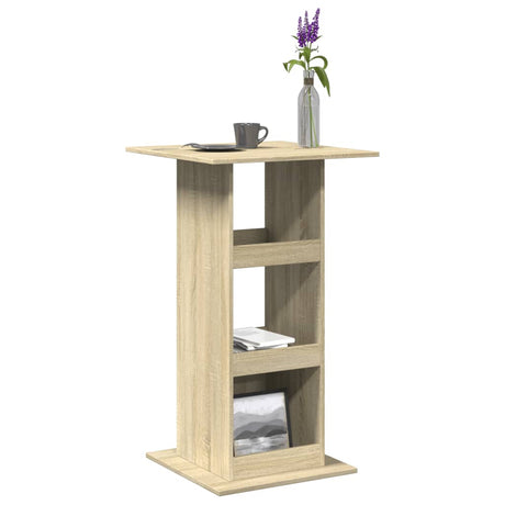 Vidaxl bartafel met opbergruimte 60x60x102 cm hout sonoma eikenkleurig