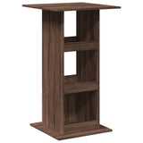Vidaxl bartafel met opbergruimte 60x60x102 cm hout bruin eikenkleur
