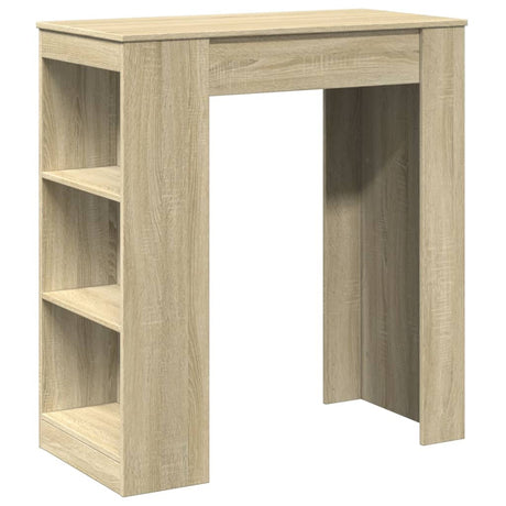 Vidaxl bartafel met rekken 95x47x103,5 cm hout sonoma eikenkleur