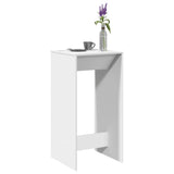 Vidaxl bartafel 51x50x103,5 cm bewerkt hout wit