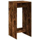 Vidaxl bartafel 51x50x103,5 cm bewerkt hout gerookt eikenkleur