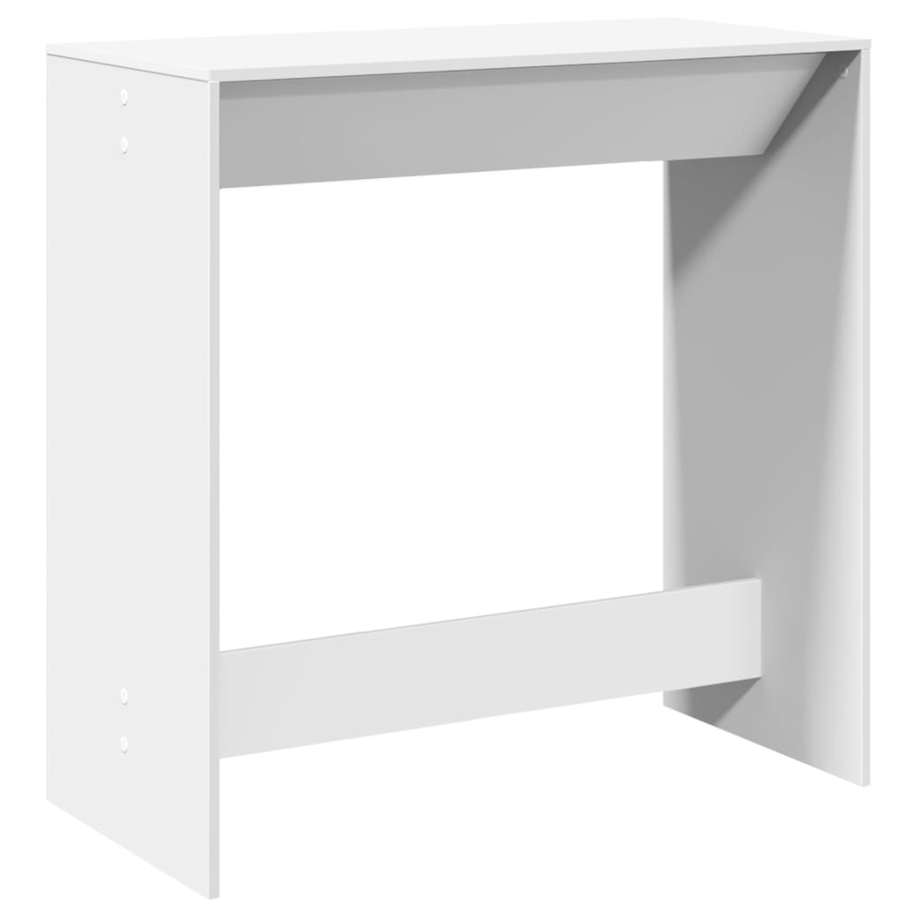 Vidaxl bartafel 102x50x103,5 cm bewerkt hout wit