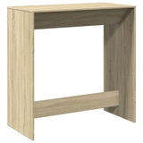 Vidaxl bartafel 102x50x103,5 cm bewerkt hout sonoma eikenkleur