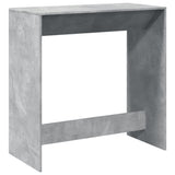 Vidaxl bartafel 102x50x103,5 cm bewerkt hout betongrijs