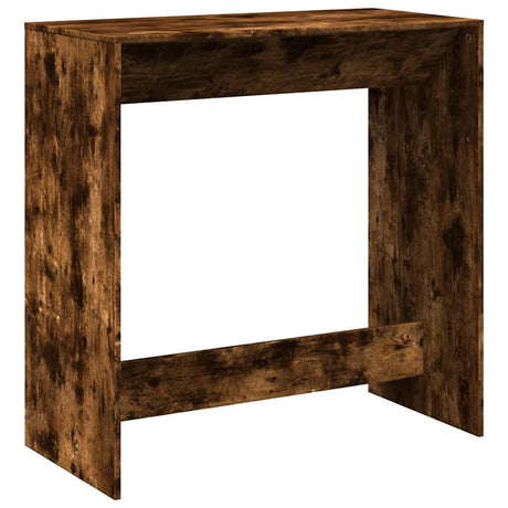 Vidaxl bartafel 102x50x103,5 cm bewerkt hout gerookt eikenkleur