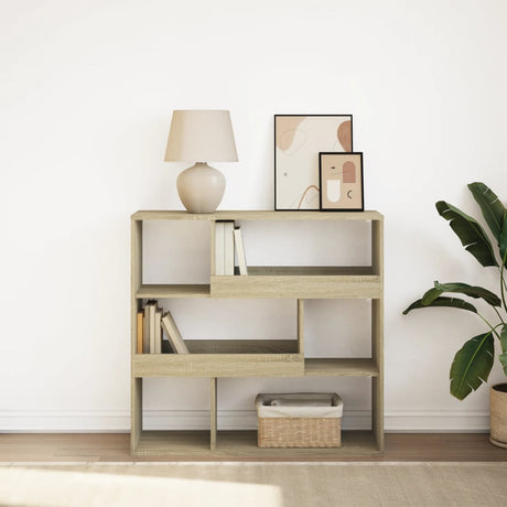 Vidaxl boekenkast kamerscherm 100x33x94,5 cm sonoma eikenkleurig