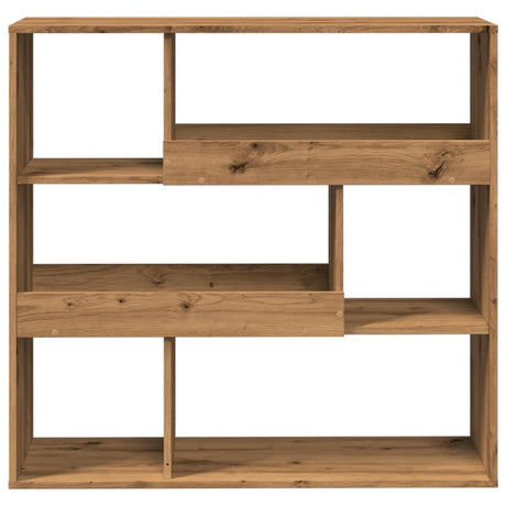 Vidaxl boekenkast kamerscherm 100x33x94,5 cm artisanaal eikenkleurig