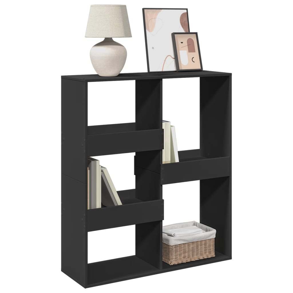 Vidaxl boekenkast kamerscherm 100x33x115 cm zwart