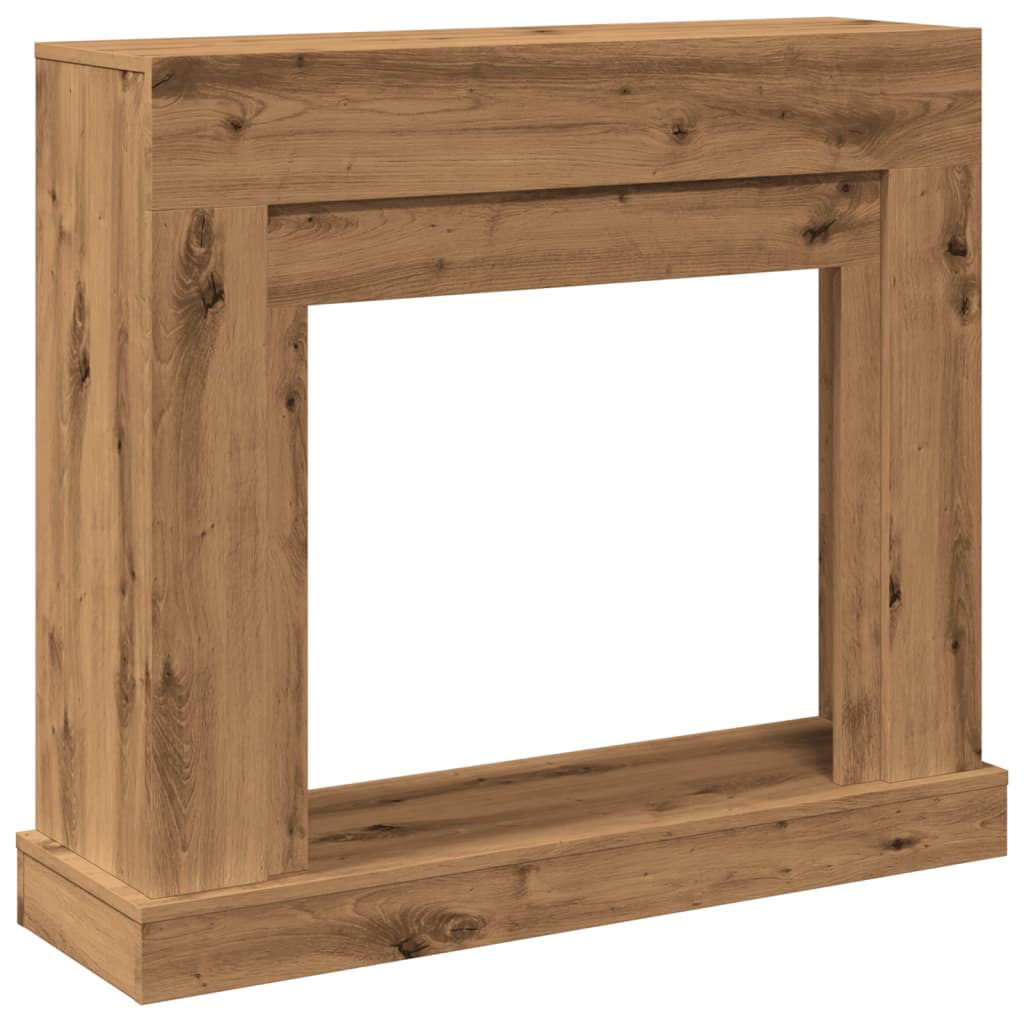 Vidaxl haardombouw 100x30x87,5 cm bewerkt hout artisanaal eikenkleurig
