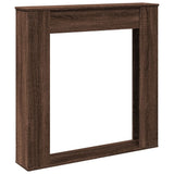 Vidaxl haardombouw 100x20x100 cm bewerkt hout bruin eikenkleurig