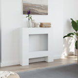 Vidaxl haardombouw 81x18x82 cm bewerkt hout wit