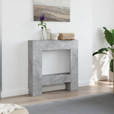 Vidaxl haardombouw 81x18x82 cm bewerkt hout betongrijs