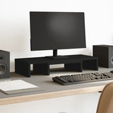 VidaXL Monitor standard Adjustable 60x24x10.5 cm processed wood black